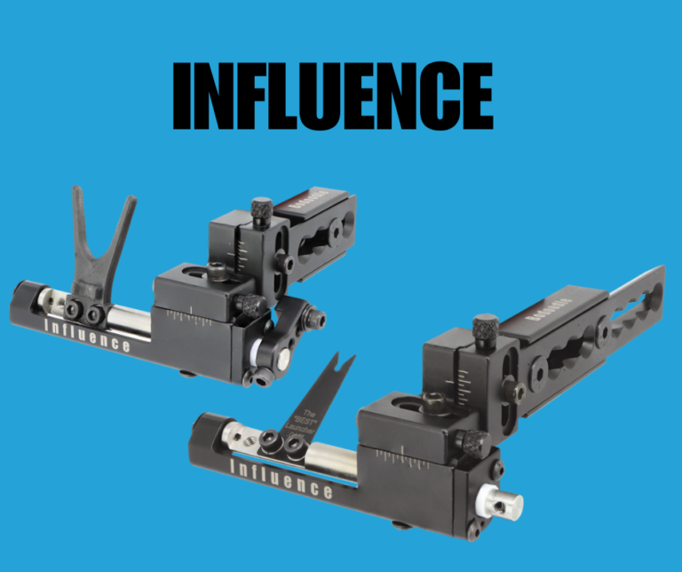 Specialty Archery Influence Arrow Rest Deluxe Kit w/Extension and Double Berger Hole LH main image 0